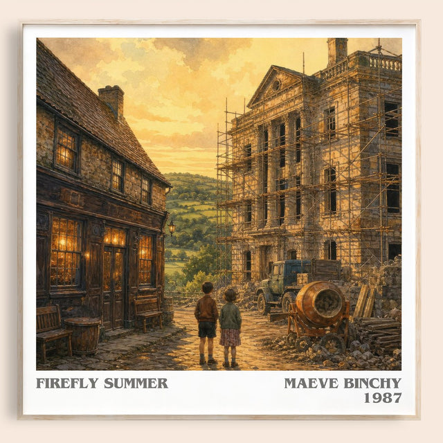 Firefly Summer Literary Art Print by Maeve Binchy