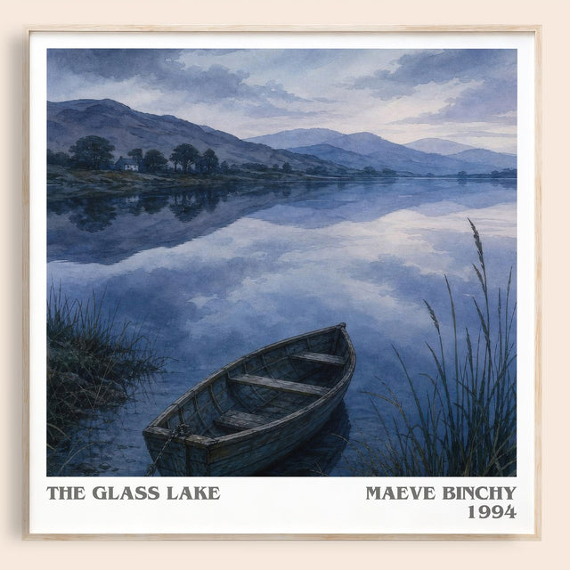 The Glass Lake Literary Art Print by Maeve Binchy