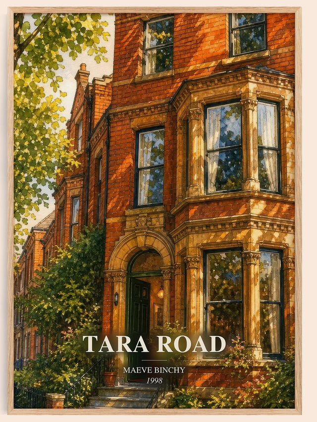 Tara Road Book Watercolour Illustration by Maeve Binchy