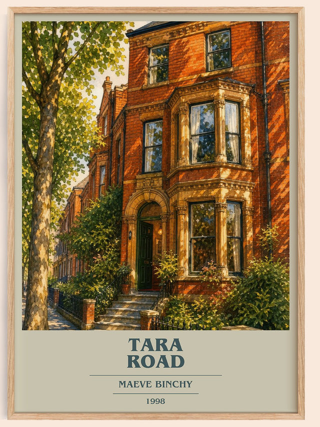 Tara Road Book Cover Poster by Maeve Binchy