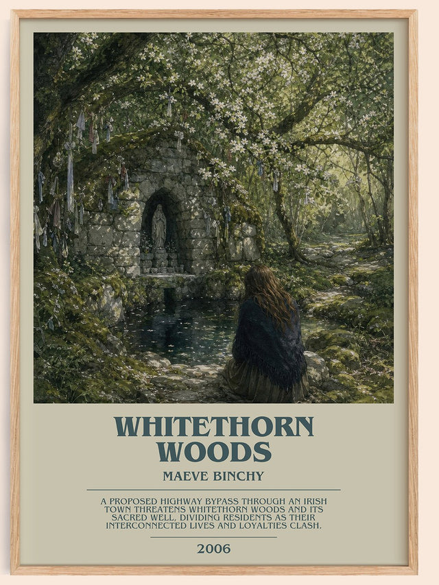 Whitethorn Woods Bookish Wall Art by Maeve Binchy