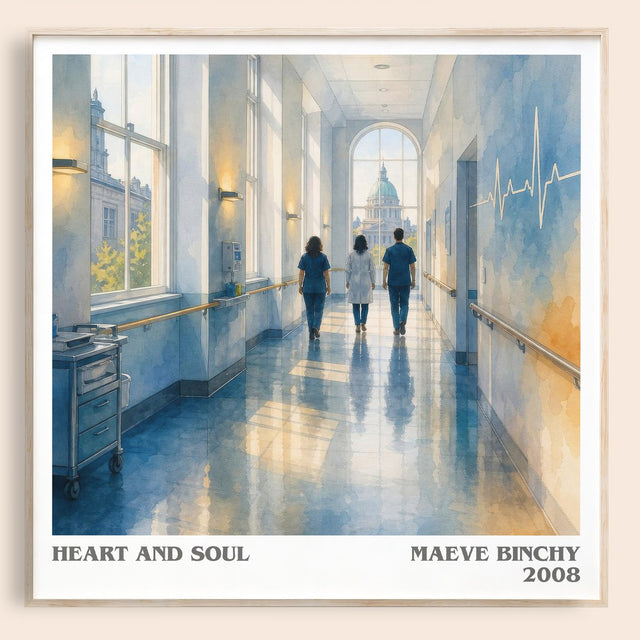 Heart and Soul Literary Art Print by Maeve Binchy