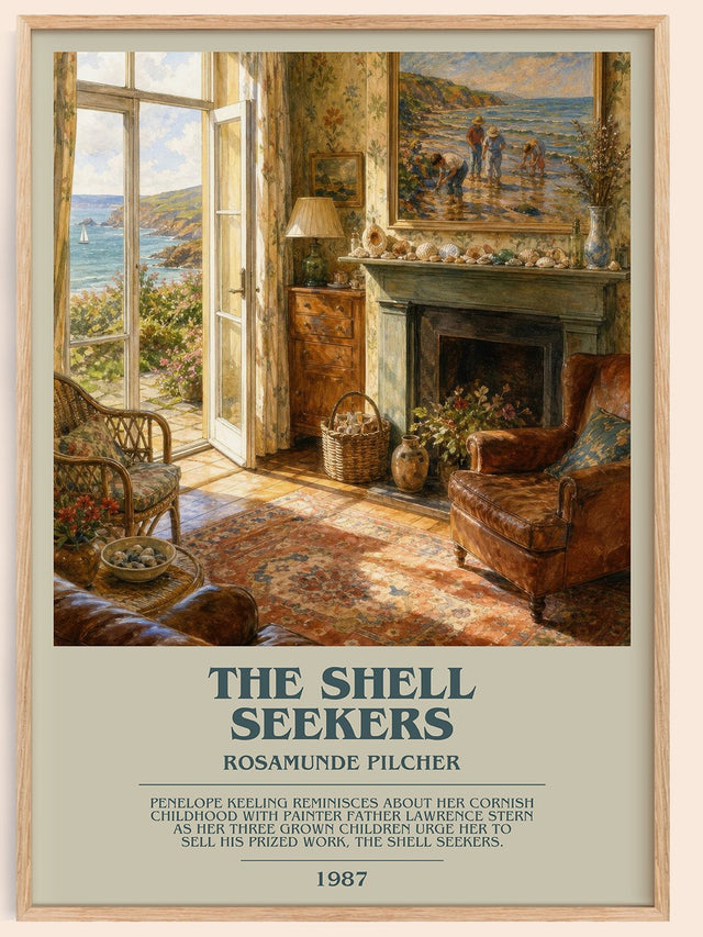 The Shell Seekers Bookish Wall Art by Rosamunde Pilcher
