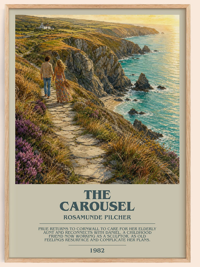 The Carousel Bookish Wall Art by Rosamunde Pilcher