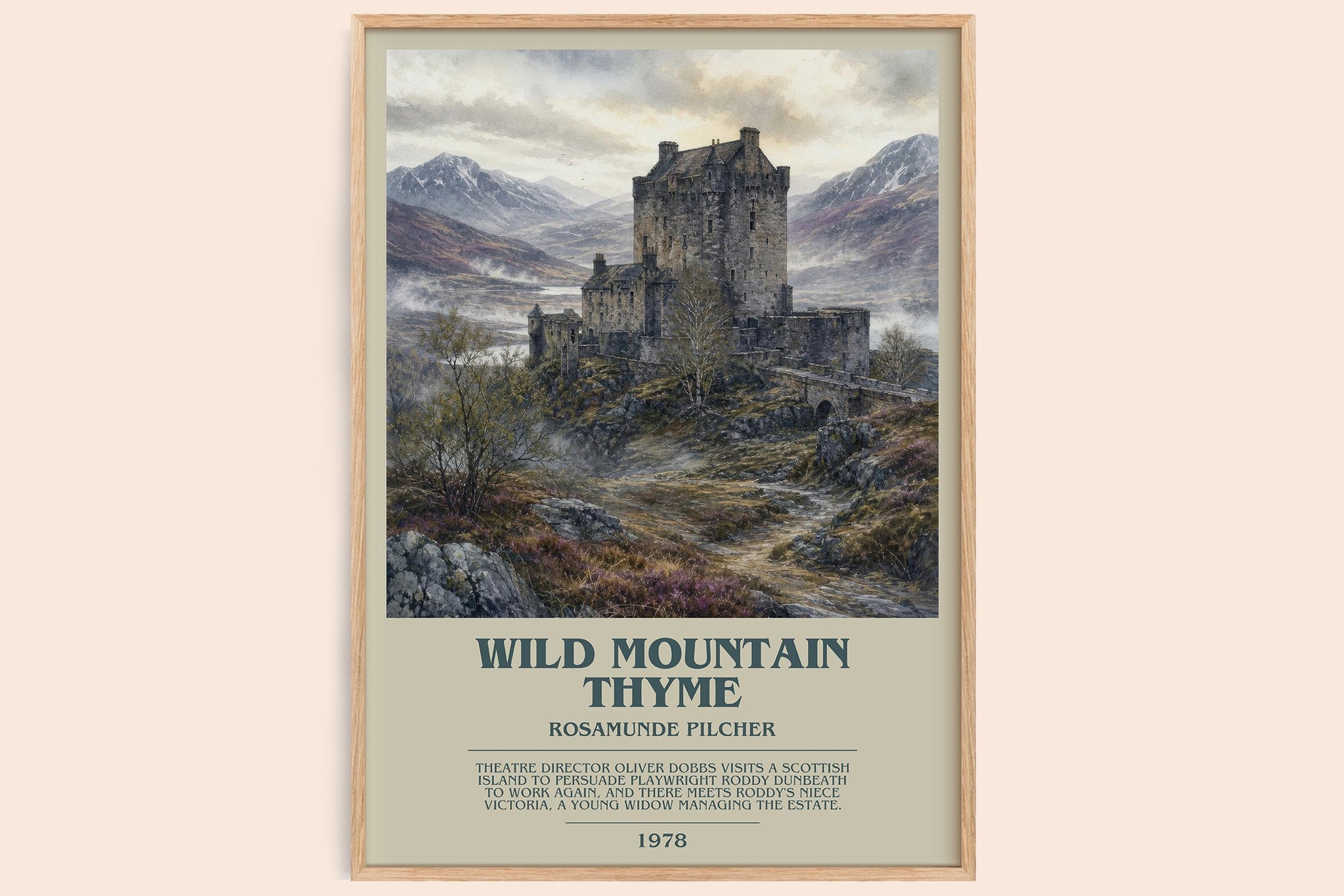 Wild Mountain Thyme Bookish Wall Art by Rosamunde Pilcher