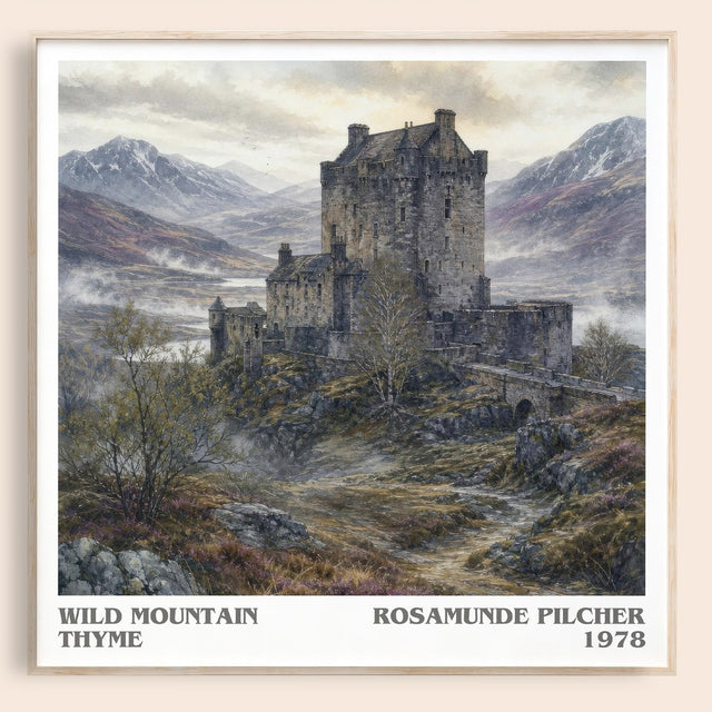 Wild Mountain Thyme Literary Art Print by Rosamunde Pilcher