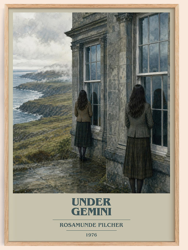 Under Gemini Book Cover Poster by Rosamunde Pilcher