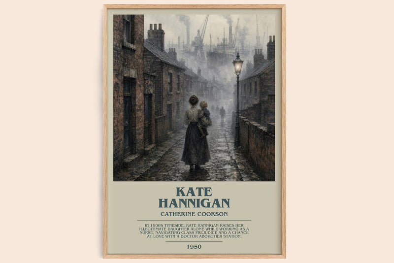 Kate Hannigan Bookish Wall Art by Catherine Cookson (Modern style)