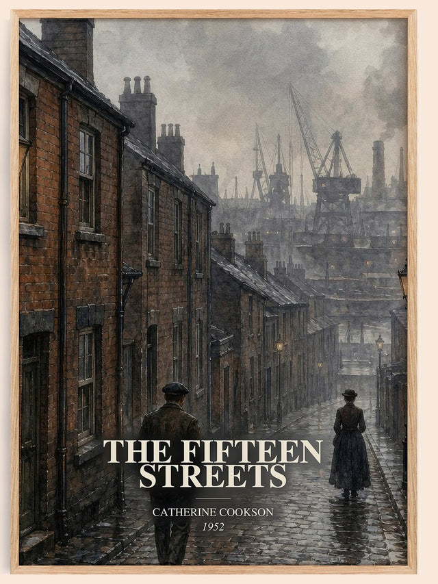 The Fifteen Streets Book Watercolour Illustration by Catherine Cookson
