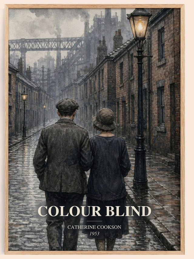 Colour Blind Book Watercolour Illustration by Catherine Cookson
