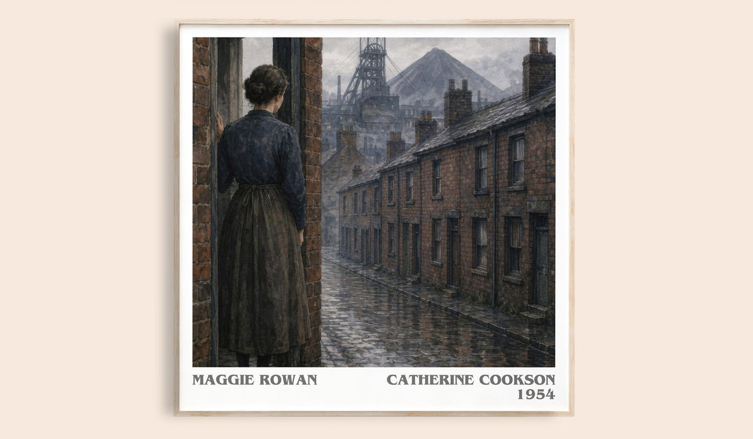 Maggie Rowan literary book poster by Catherine Cookson – framed literary art print