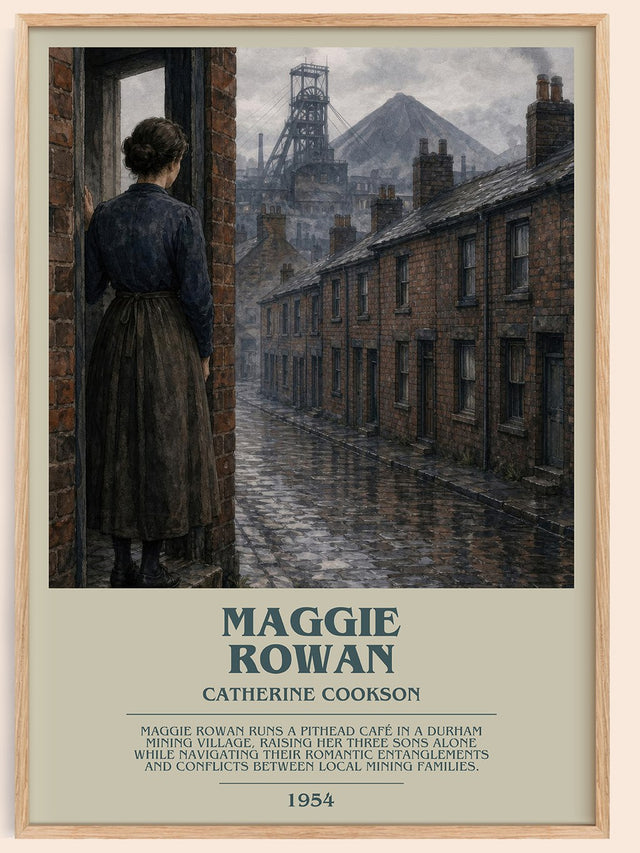 Maggie Rowan Bookish Wall Art by Catherine Cookson