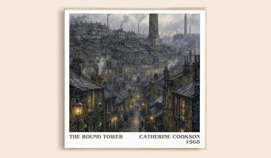 The Round Tower literary book poster by Catherine Cookson – framed literary art print