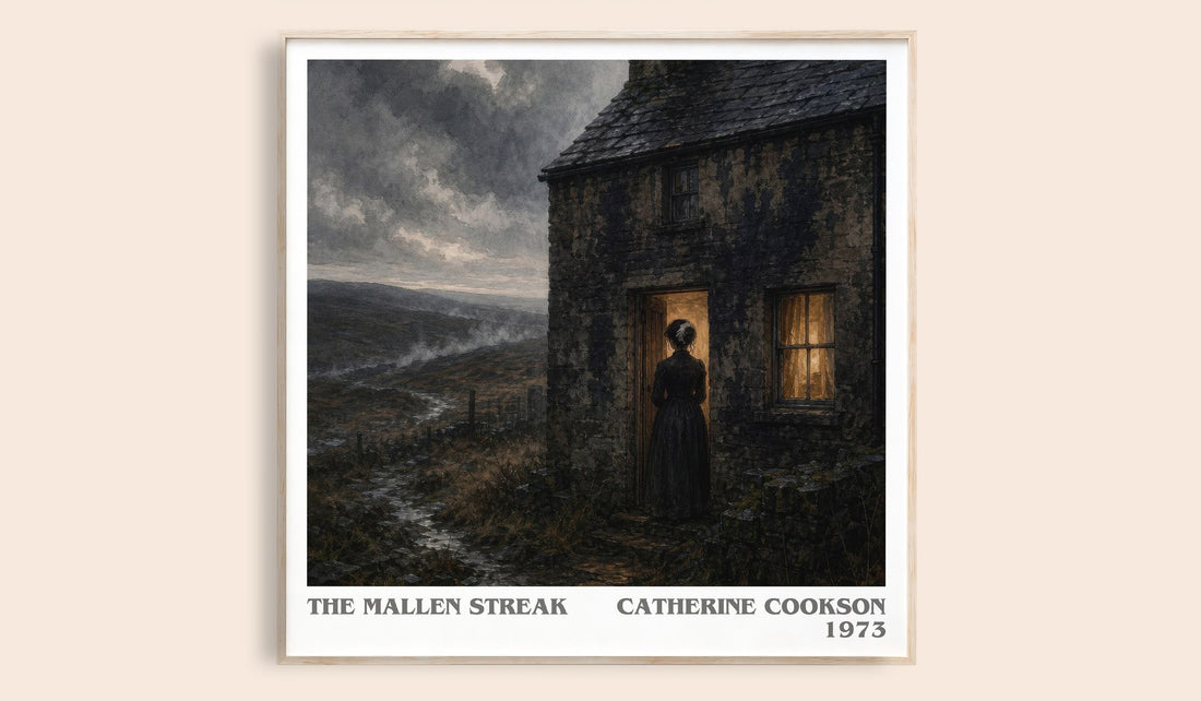 The Mallen Streak literary book poster by Catherine Cookson – framed literary art print