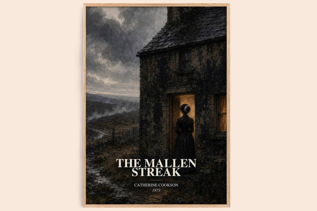 The Mallen Streak watercolour book poster by Catherine Cookson – framed literary art print