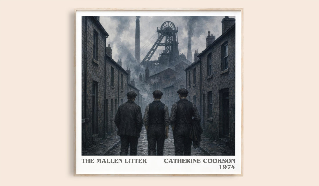 The Mallen Litter literary book poster by Catherine Cookson – framed literary art print