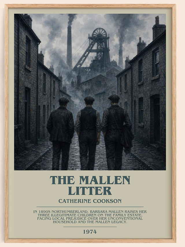 The Mallen Litter Bookish Wall Art by Catherine Cookson
