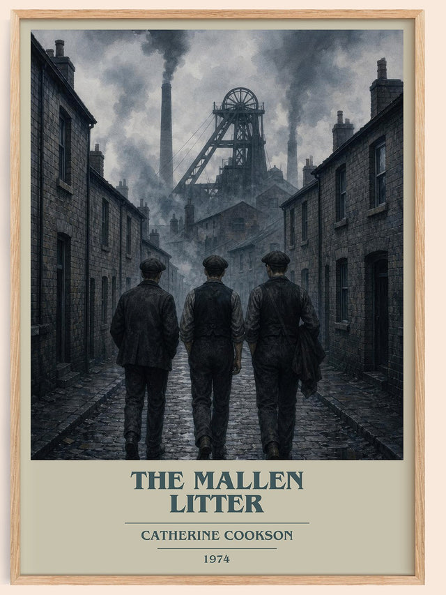The Mallen Litter Book Cover Poster by Catherine Cookson