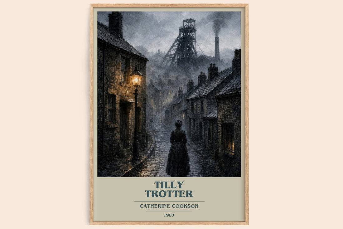 Tilly Trotter book cover book poster by Catherine Cookson – framed literary art print