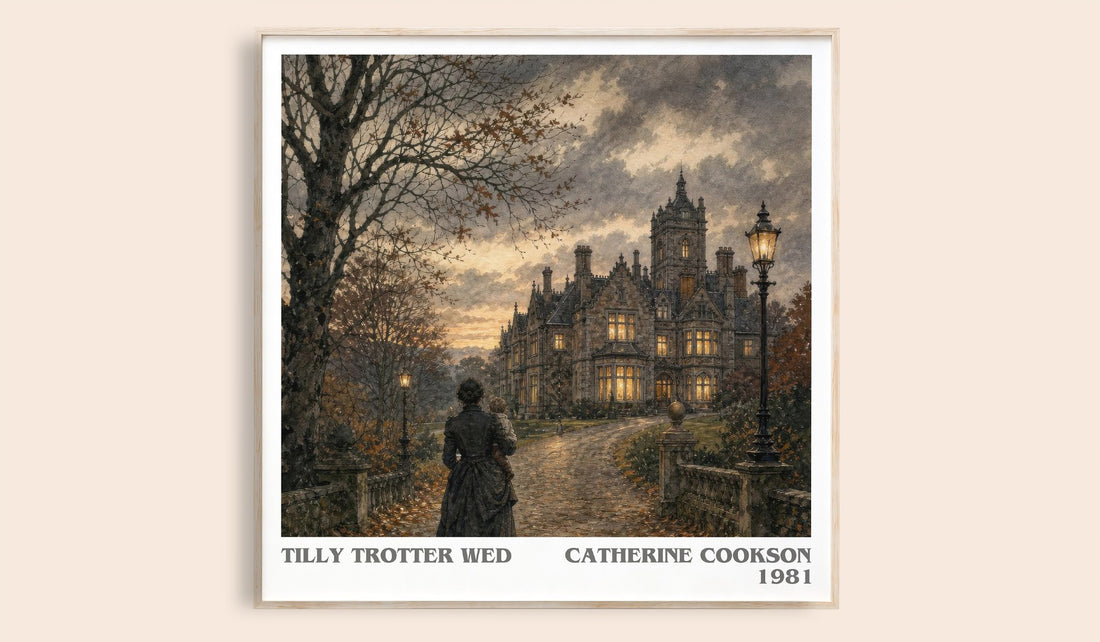 Tilly Trotter Wed literary book poster by Catherine Cookson – framed literary art print