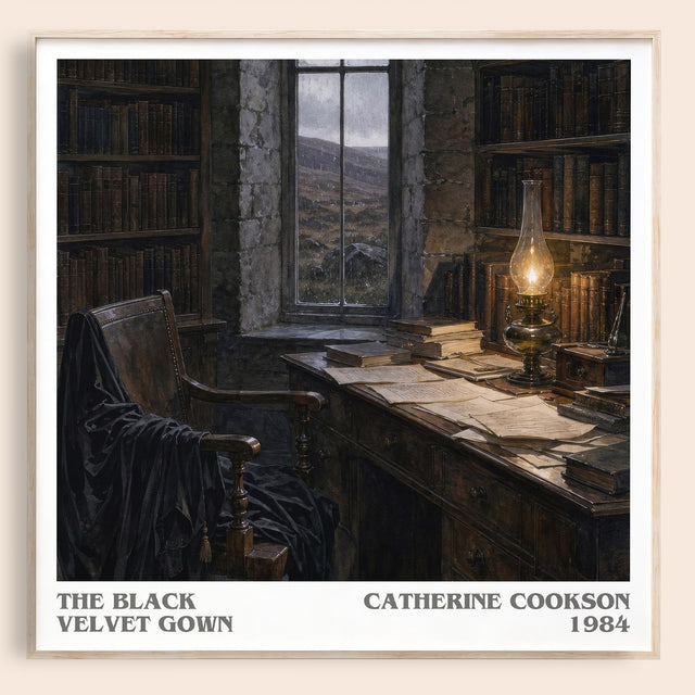 The Black Velvet Gown Literary Art Print by Catherine Cookson