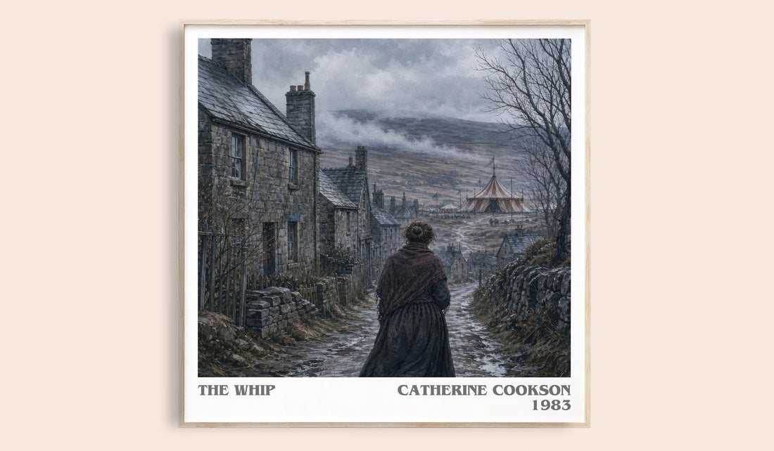 The Whip literary book poster by Catherine Cookson – framed literary art print