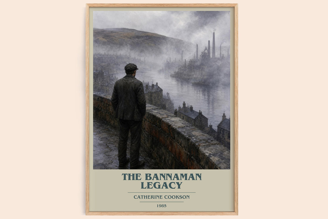 The Bannaman Legacy book cover book poster by Catherine Cookson – framed literary art print