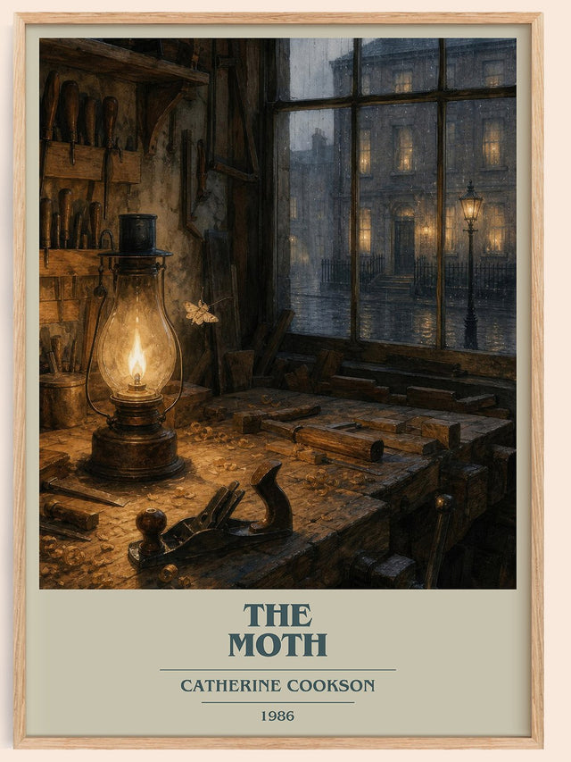 The Moth Book Cover Poster by Catherine Cookson