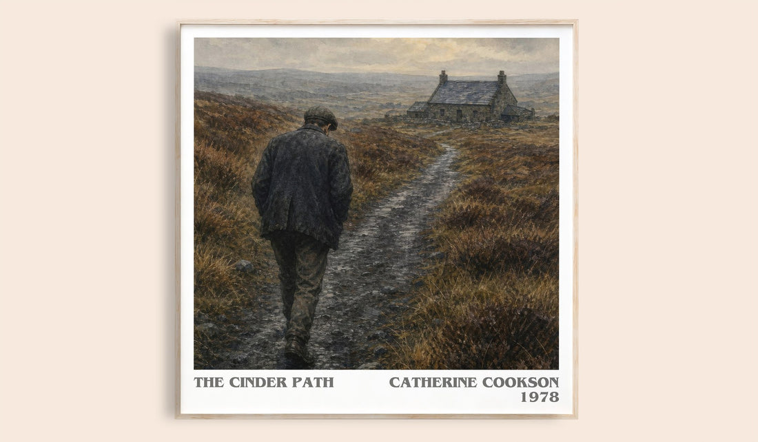 The Cinder Path literary book poster by Catherine Cookson – framed literary art print