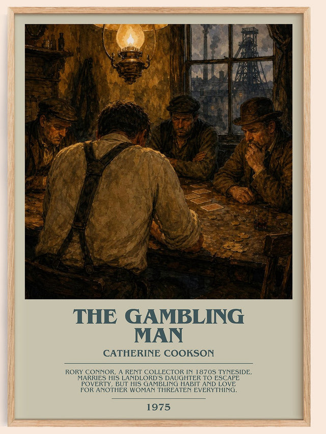 The Gambling Man Bookish Wall Art by Catherine Cookson