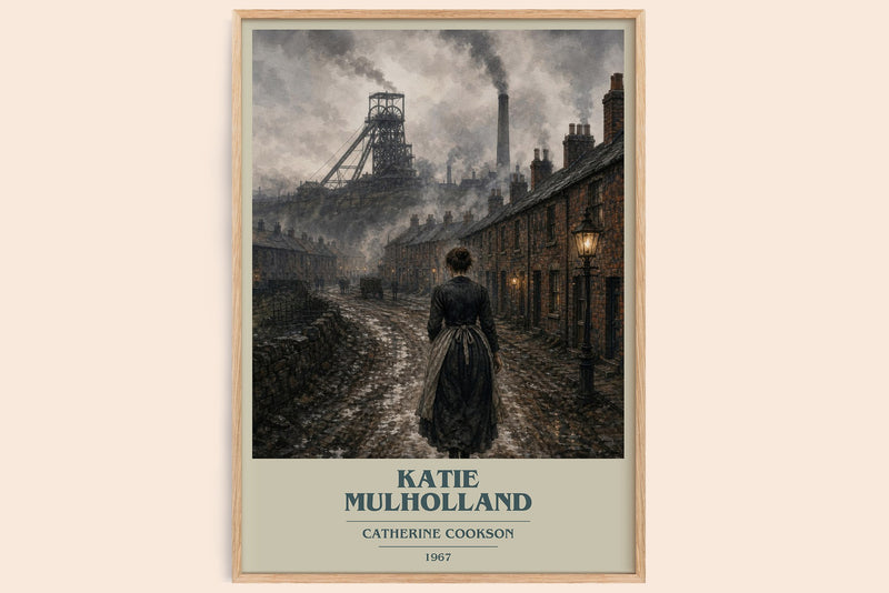 Katie Mulholland book cover book poster by Catherine Cookson – framed literary art print