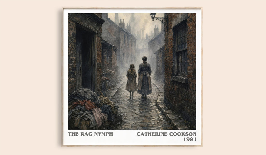 The Rag Nymph literary book poster by Catherine Cookson – framed literary art print