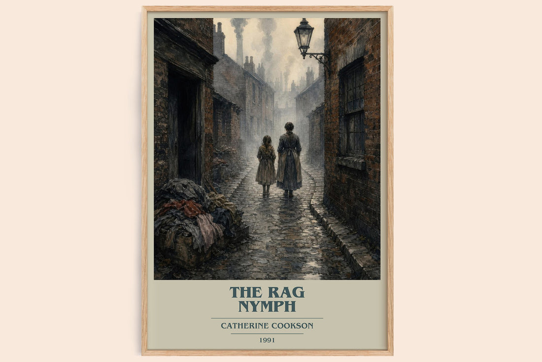 The Rag Nymph book cover book poster by Catherine Cookson – framed literary art print