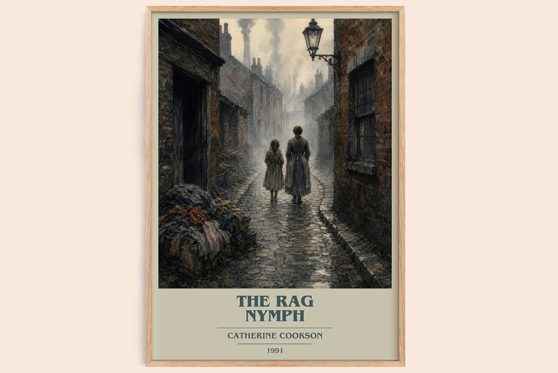 The Rag Nymph book cover book poster by Catherine Cookson – framed literary art print