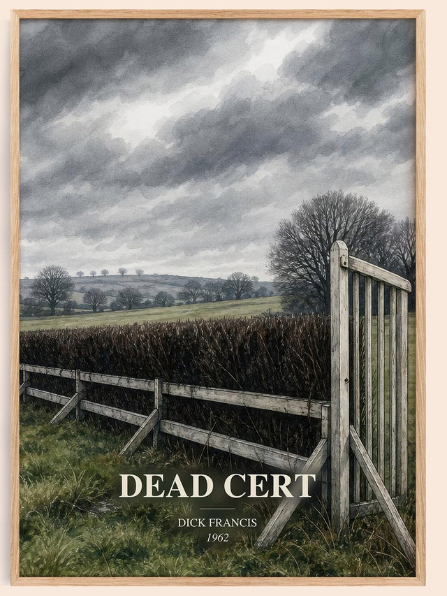 Dead Cert Book Watercolour Illustration by Dick Francis