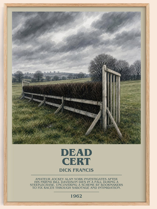 Dead Cert Bookish Wall Art by Dick Francis