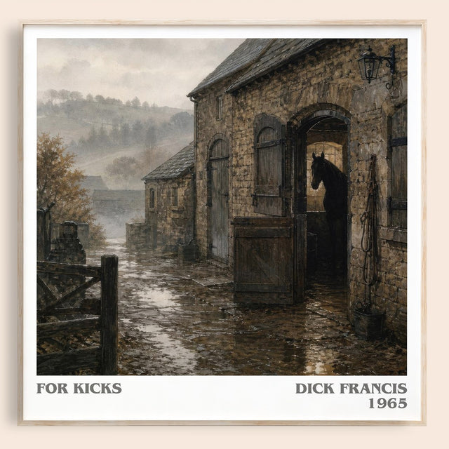 For Kicks Literary Art Print by Dick Francis