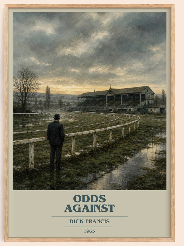 Odds Against Book Cover Poster by Dick Francis