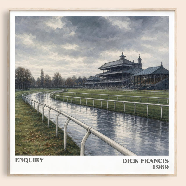 Enquiry Literary Art Print by Dick Francis