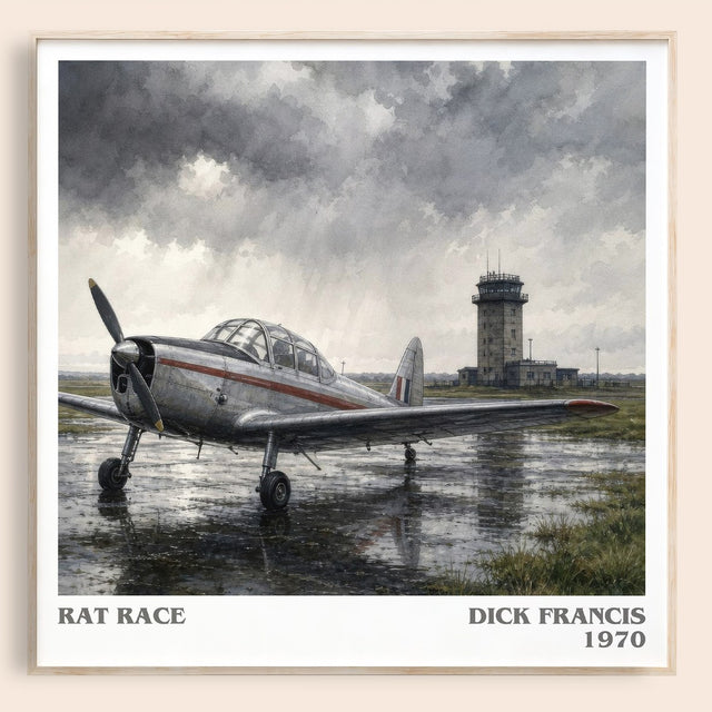 Rat Race Literary Art Print by Dick Francis