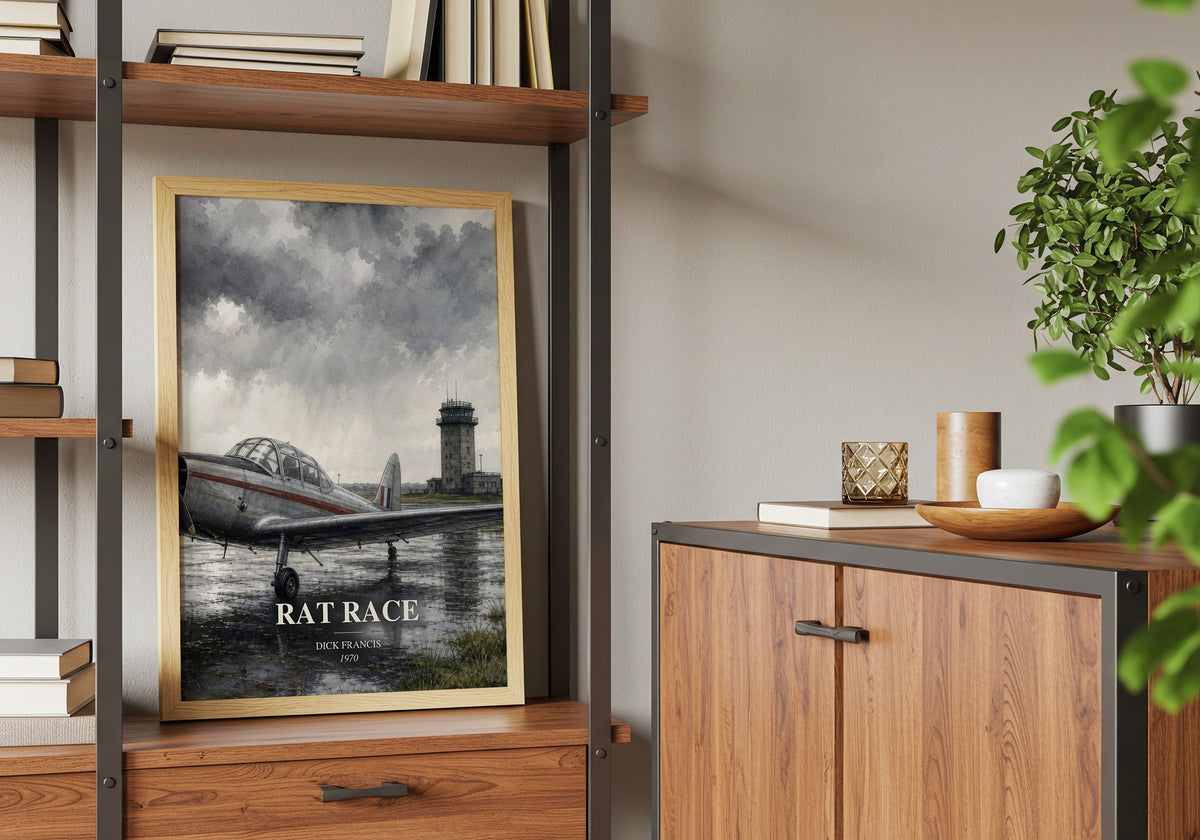 Rat Race book watercolour illustration paper finish options – matte satin gloss