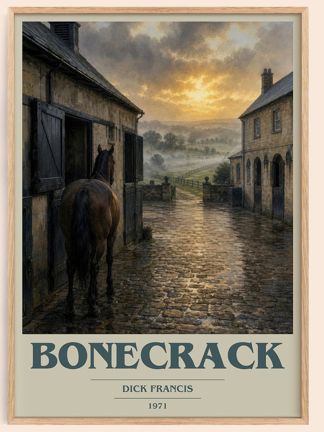 Bonecrack Book Cover Poster by Dick Francis