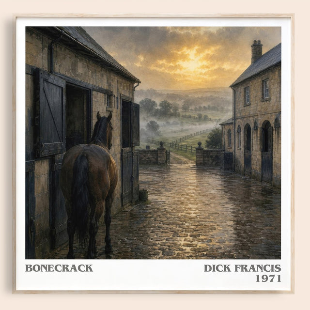 Bonecrack Literary Art Print by Dick Francis