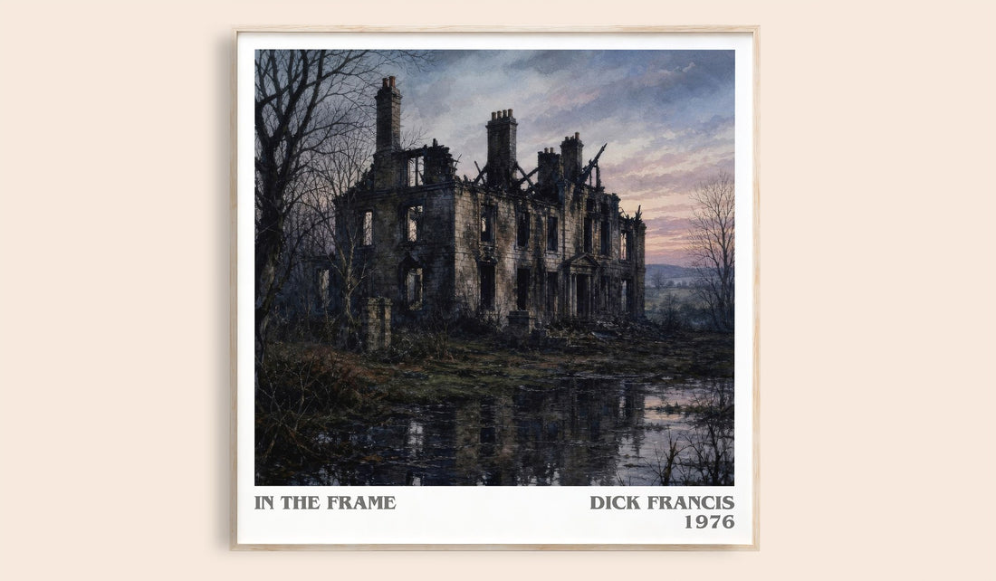 In the Frame literary book poster by Dick Francis – framed literary art print