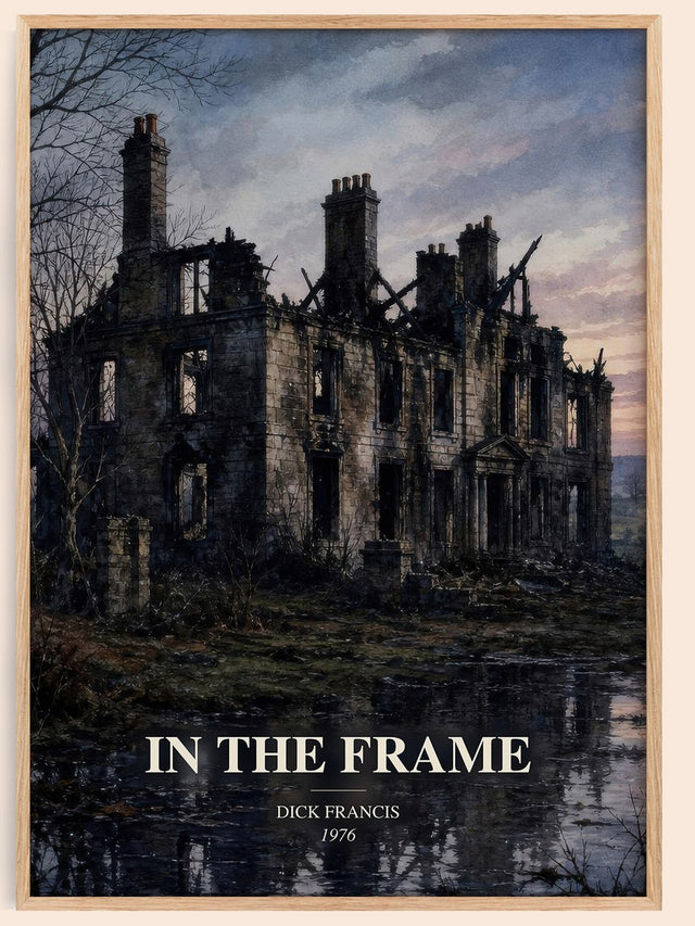 In the Frame Book Watercolour Illustration by Dick Francis