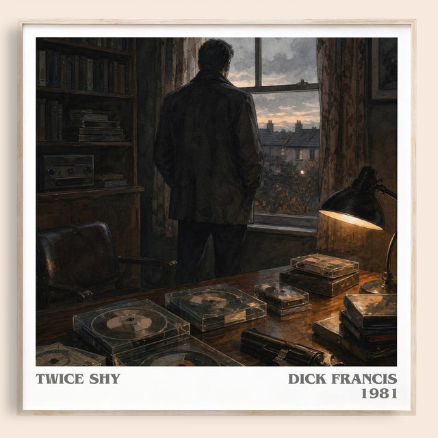 Twice Shy Literary Art Print by Dick Francis
