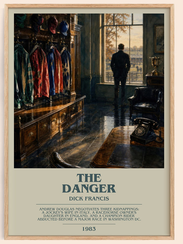 The Danger Bookish Wall Art by Dick Francis