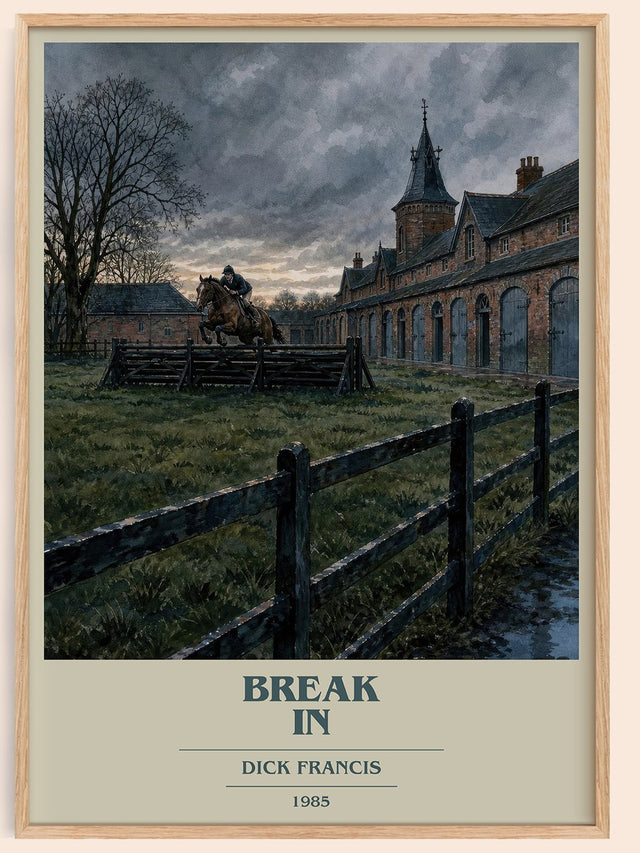 Break In Book Cover Poster by Dick Francis