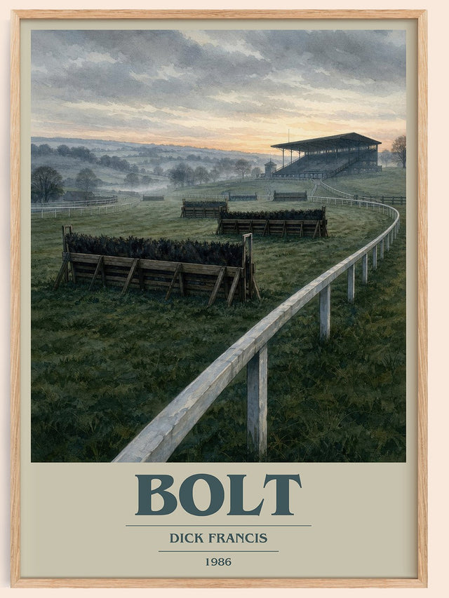 Bolt Book Cover Poster by Dick Francis