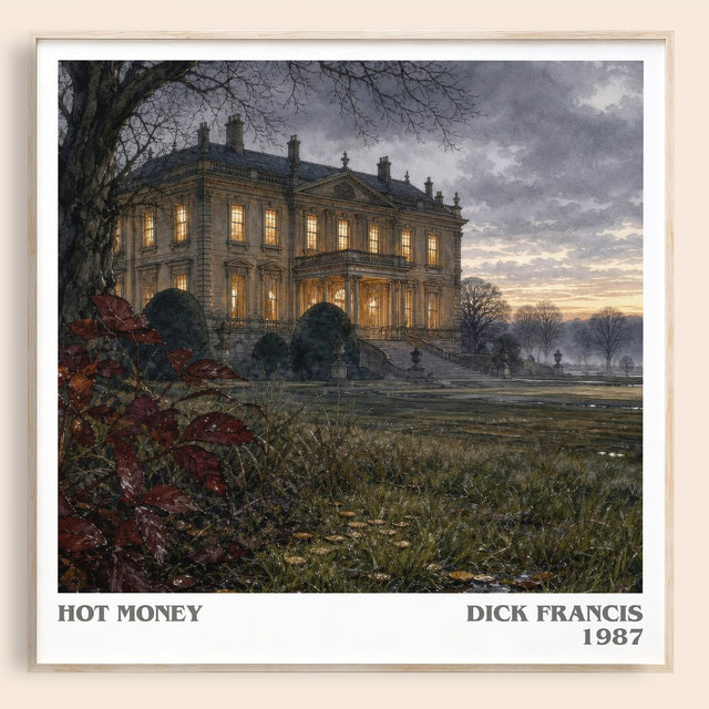 Hot Money Literary Art Print by Dick Francis
